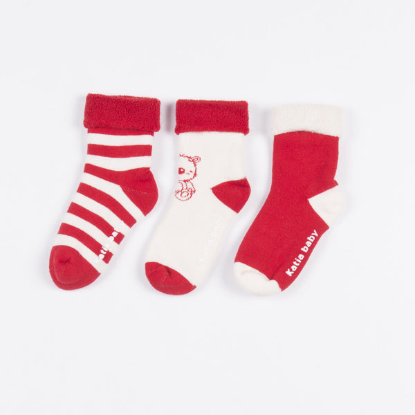 Cozy 3 lü Bebek Basic Çorap