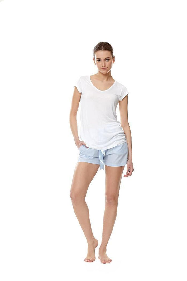 Woven Blue Kadın Şort