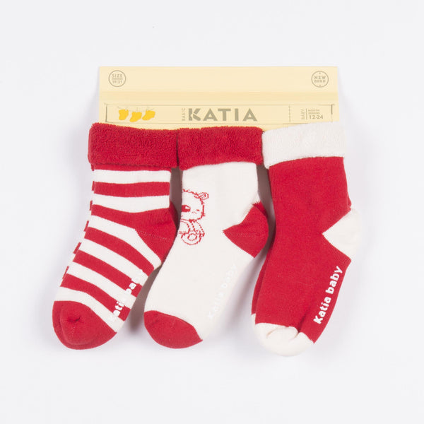 Cozy 3 lü Bebek Basic Çorap