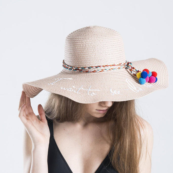 Lets Holiday Kadın Hasır Şapka