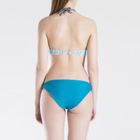 Tropical & Coral Yeşil Desenli Kadın Bikini Üstü