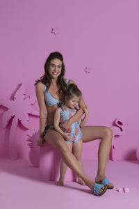 Dalga Kadın Çift Yüzlü Bikini Üstü