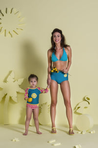 Lemon & Zigzag Kız Çocuk Bikini Altı