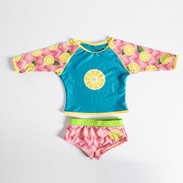Lemon & Zigzag Kız Çocuk Bikini Altı