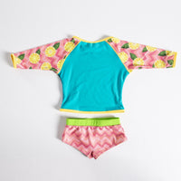 Lemon & Zigzag Kız Çocuk Bikini Altı