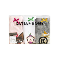 Love Animal 3'lü Kız Çocuk Hipster