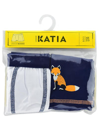 2 li Erkek Çocuk Basic Renkli Boxer