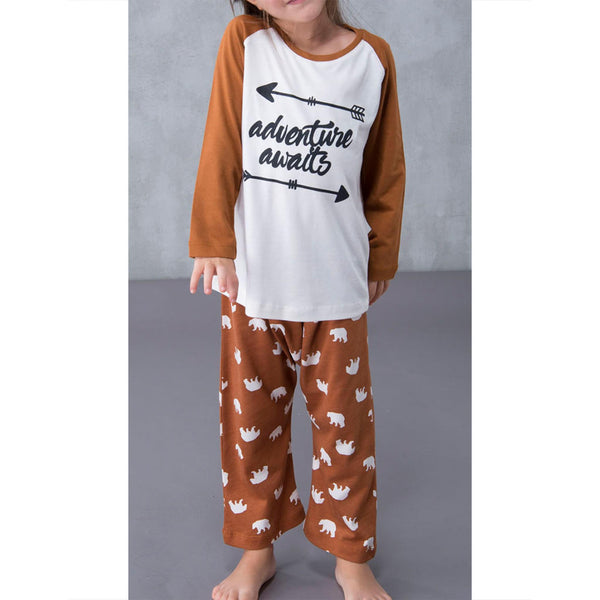 Winter Camping Çocuk Pijama Seti