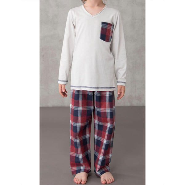 New Lock Argyle Erkek Çocuk Pijama Seti