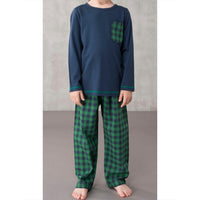 New Lock Argyle Erkek Çocuk Pijama Seti