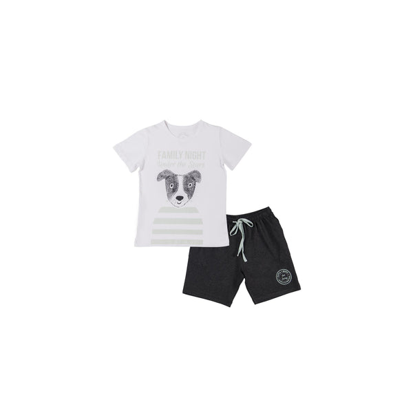 Dog Love Erkek Çocuk Şortlu Pijama Seti