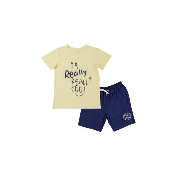 Really Cool Erkek Çocuk Şortlu Pijama Seti