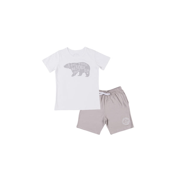 Teddy Bear Erkek Çocuk Şortlu Pijama Seti