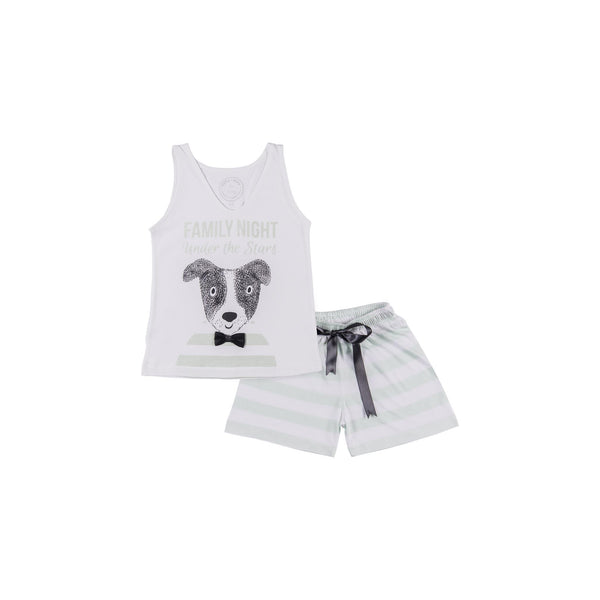 Dog Love Kız Çocuk Şortlu Pijama Seti