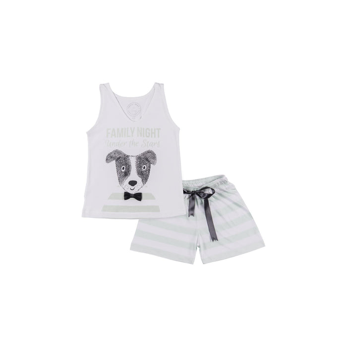 Dog Love Kız Çocuk Şortlu Pijama Seti