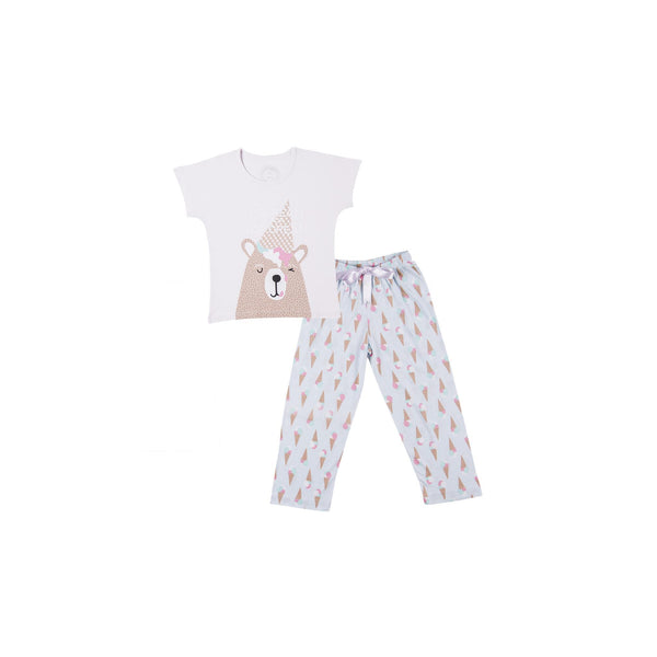 Bear Dear Kız Çocuk Pijama Seti