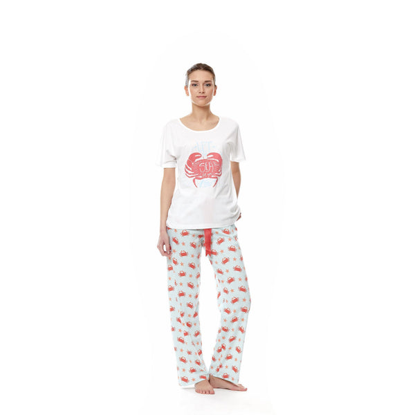 Sweet Crab Kadın Pijama Seti