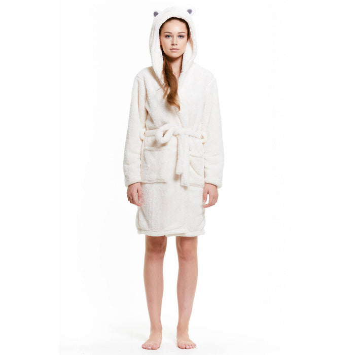 Hayvanlı Kadın Peluş Sabahlık