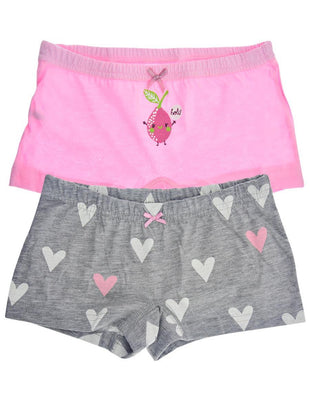 Holi Love 2 li Kız Çocuk Boxer